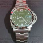 Replica Panerai Luminor Marina Green Face Stainless Steel Men's Watch 44mm 